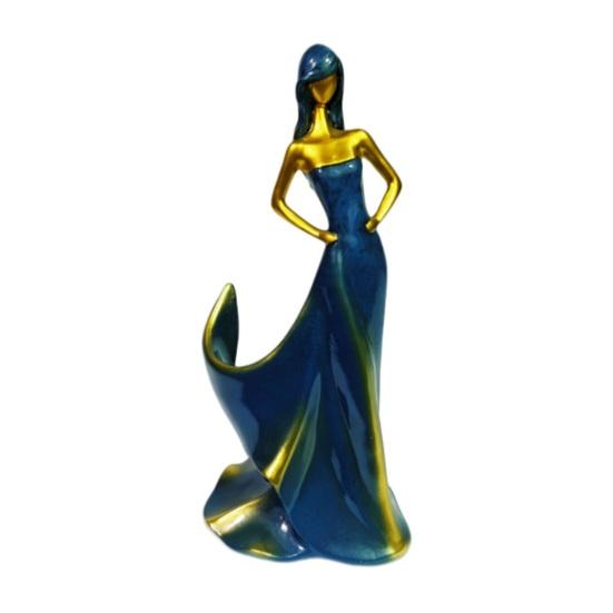 Woman Shape Wine Rack Resin Lady Figure Bottle Holder for Tabletop