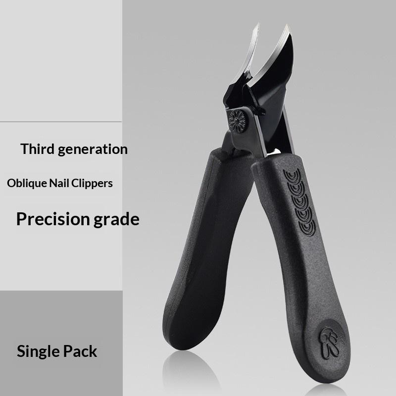 Super Fine Slanted Pointed Nail Clipper Anti-Splash Toenail Clipper For Ingrown Thick Toenail Pliers Scissors Care Tools