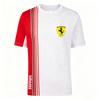 2026 Ferrari Summer Round Neck 3D Print T-shirt Formula 1 Motor Racing Short Sleeve Top