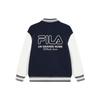 New FILA Baseball Jacket Men's Deep Silent Blue F11M349501R-DB