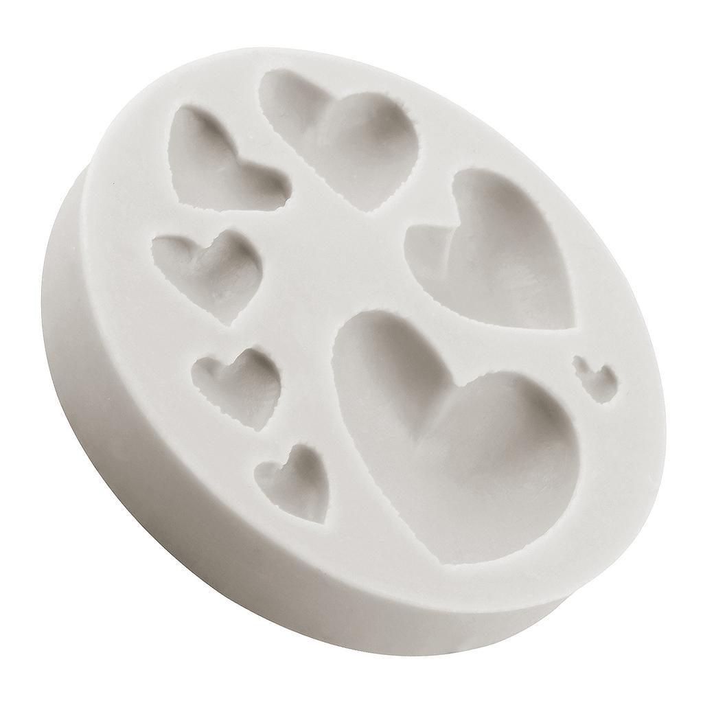 Srdce Silikonová forma Fondant Pomůcky na zdobení dortů Formy na toppery na cukroví Pryskyřice Clay Čokoláda Formičky na gumu
