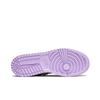 Air Jordan 1 Low SE Grade School 'Houndstooth' (Unisex) Black / Lilac / Metallic Silver / White Kids' Basketball Shoes DH0570 015