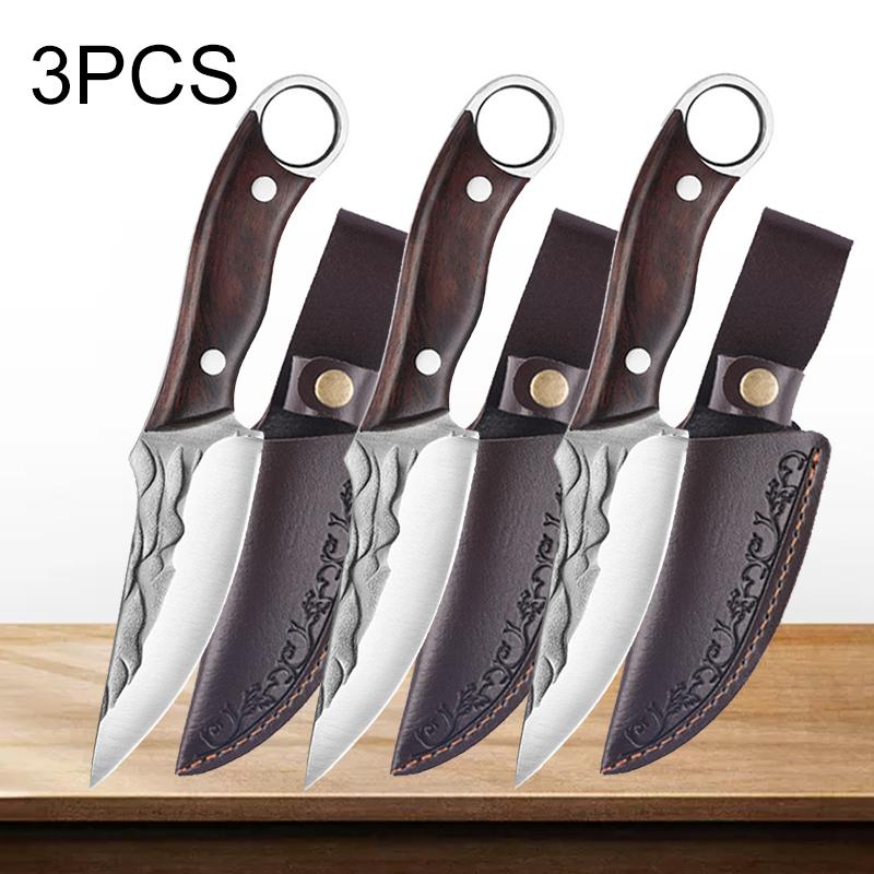 Professional Kitchen Knives Meat Cleaver Knife Hand Forged Stainless Steel Fish Fruit Butcher Boning Kitchen Chef Knife BBQ