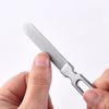1pc Stainless Steel Double-Sided Nail File for Shaping and Buffing Nails