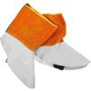 Cowhide Welding Foot Cover High Quality Metal Button Flame Retardant Heat Insulating Shoe Dust Cover Welding Protective