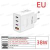 Universal Multi-Port USB Travel Charger with 12 Adapters - 38W Fast Charging for EU, US, UK Devices