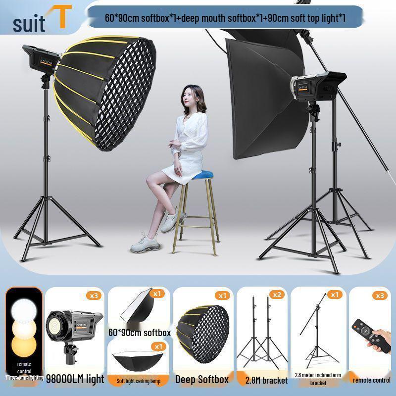 Octagonal Parabolic Softbox Set for Professional Indoor Photography
