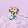 Trendy Cartoon Character Green Plant Brooches Versatile Metal Pins For Unisex Fashion Statement