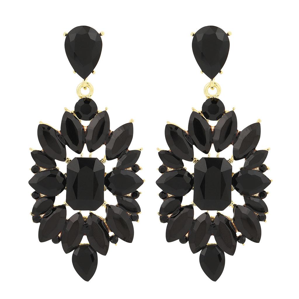 Elegant Alloy Drop Earrings For Women With Vintage Design Perfect For Evening Parties And Formal Events
