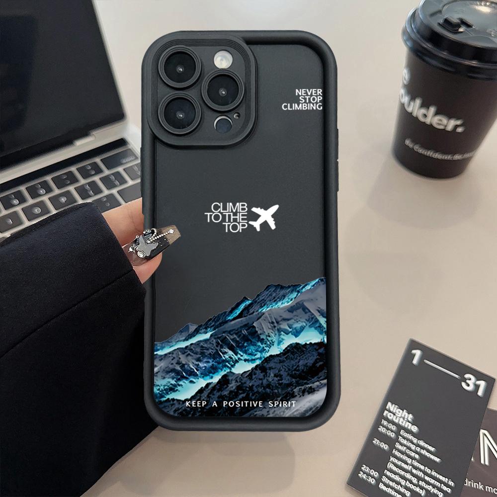 Peak Plane Phone Case For Xiaomi 14T Pro 13 12 11 Lite 14 13T 12T 12X Poco X6 X5 X3 F5 F6 M6 Pro Shockproof Candy Silicone Cover