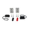 2PCS Genderless Cable Terminal Connectors with Protective Covers 175A 600V UL94 V0 Rated for 12V 24V Vehicle Applications