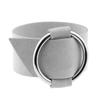 Kvinnemote sirkulær ring sjarmarmbånd bred fløyel flerfarget armbånd stor sirkel mansjett vintage klubbsmykker flanell justerbar armring