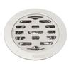 Round Floor Drain 3.9in Stainless Steel Odor Proof High Flow Anti Slip Shower Drain Kit for 75mm