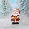 Resin Santa Claus Figurine Creative Miniature Sculpture Crafts Santa Claus Statue  Gift