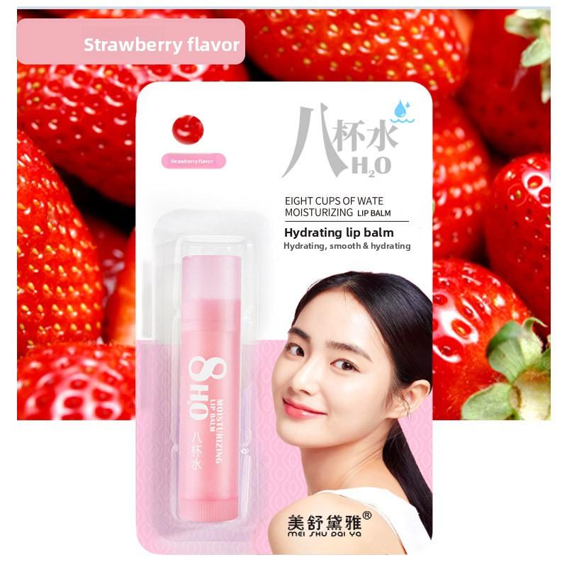 Strawberry Fruit Flavor Moisturizing Lip Balm for Dry Lips Hydrating Nourishing Lip Care