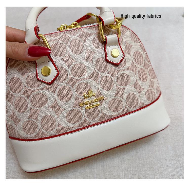 Borsa a mano piccola di lusso alla moda stile retrò con conchiglia: Borsa a Tracolla e a Spalla Versatile e di Alta Qualità