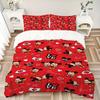 Mickey Mouse Love Heart Print 3Pcs Bedding Setduvet Cover With 2 Bedropillowcase Home Birthday Gift