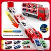 Transforming Toy Truck Car Model with Launching & Storage Features for Kids Aged 3-6