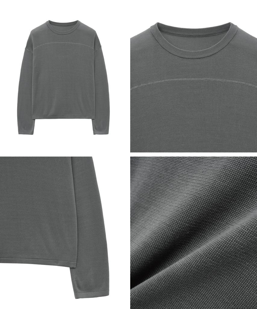 BIG UNION Pullover Knit (Gray)