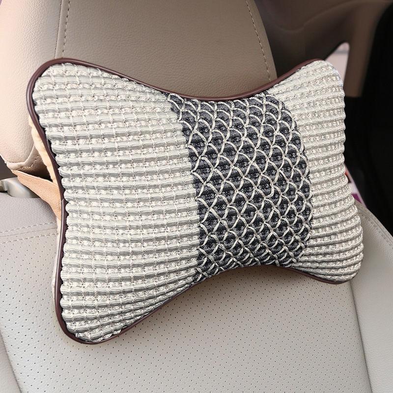 

Подушка для шеи на подголовник автомобиля, пара подголовников для автомобильного сиденья, подушка для шеи, автомобильная подушка, универсальная для четырех сезонов Headrest 1pc серый
