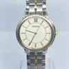 SEIKO Analog Quartz Round Metal Working Battery Wristwatch, Band, Silver, Replaced