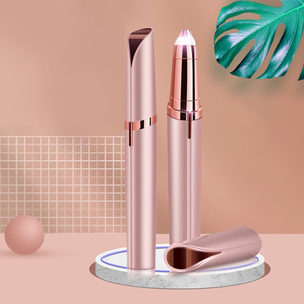 Elektrický zastřihovač obočí Incisive Cutter Head Přenosný odstraňovač chloupků na obličeji pro ženy Rose Gold