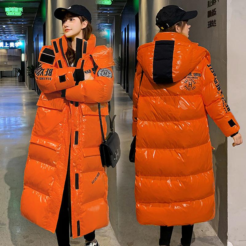 Down jacket for women, mid-length, winter new Korean style cotton-padded jacket, large size, thickened cotton-padded coat