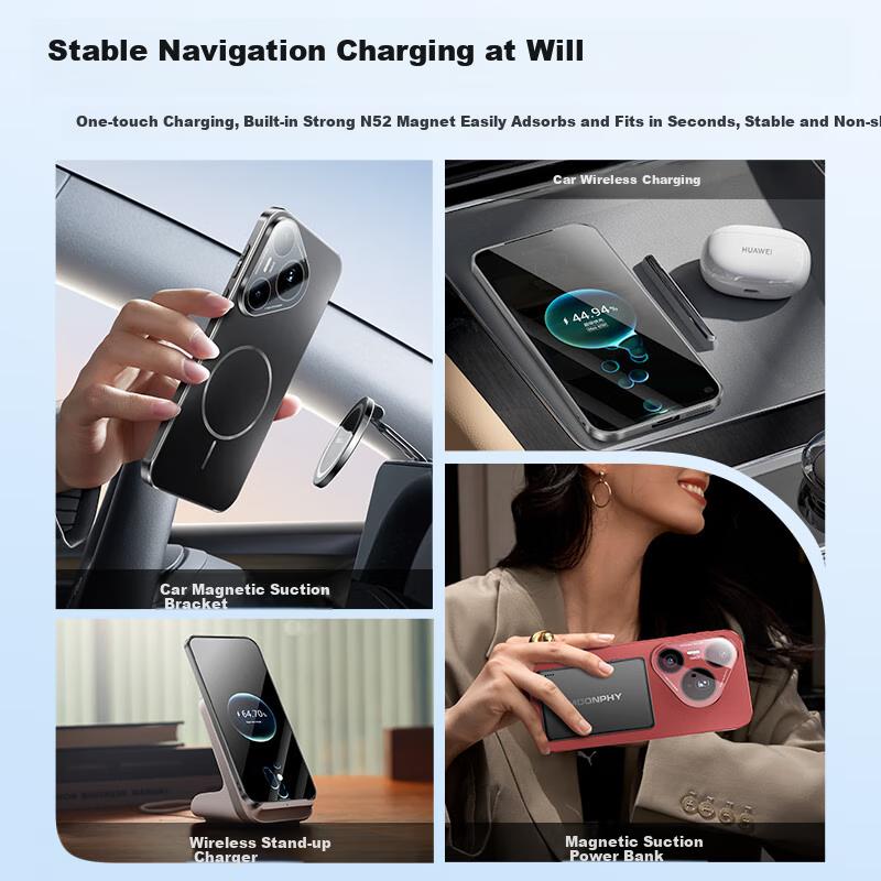 Super Strong MagneticPhone Case for Huawei Pura80, Ultra Lens Full Protection, Ultra-Thin Shockproof, Frosted Heat Dissipation, Stylen,