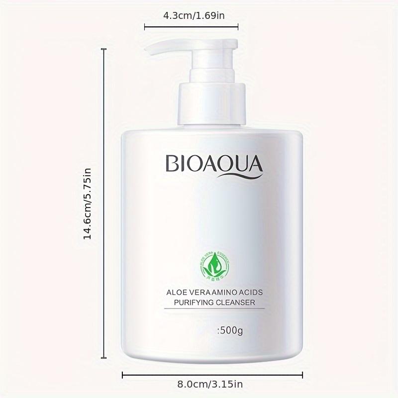 Aloe Vera & Centella Asiatica Mild Rengöringsskum, Återfuktande & Fuktgivande Formula med Hyaluronsyra och Aminosyraextrakt Ansiktsrengöring