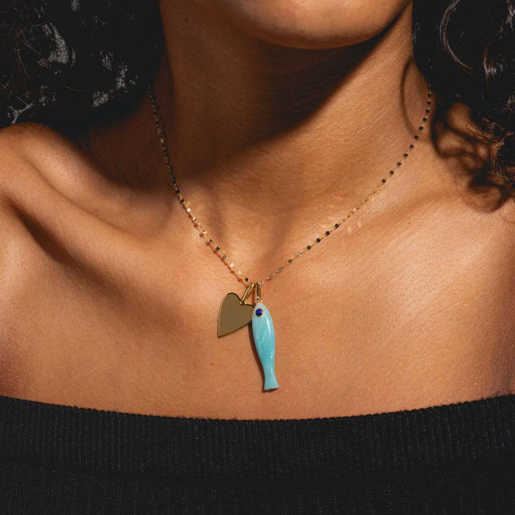 Collana Retro Cuore Nautico con Moneta e Costellazione Drip per Donna - Stile Europeo e Americano.