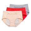 3Pcs Women's Menstrual Underwear Leakproof Briefs Ladies Comfortable High Waist Panties Hygienic Plus Size Pants L-4XL