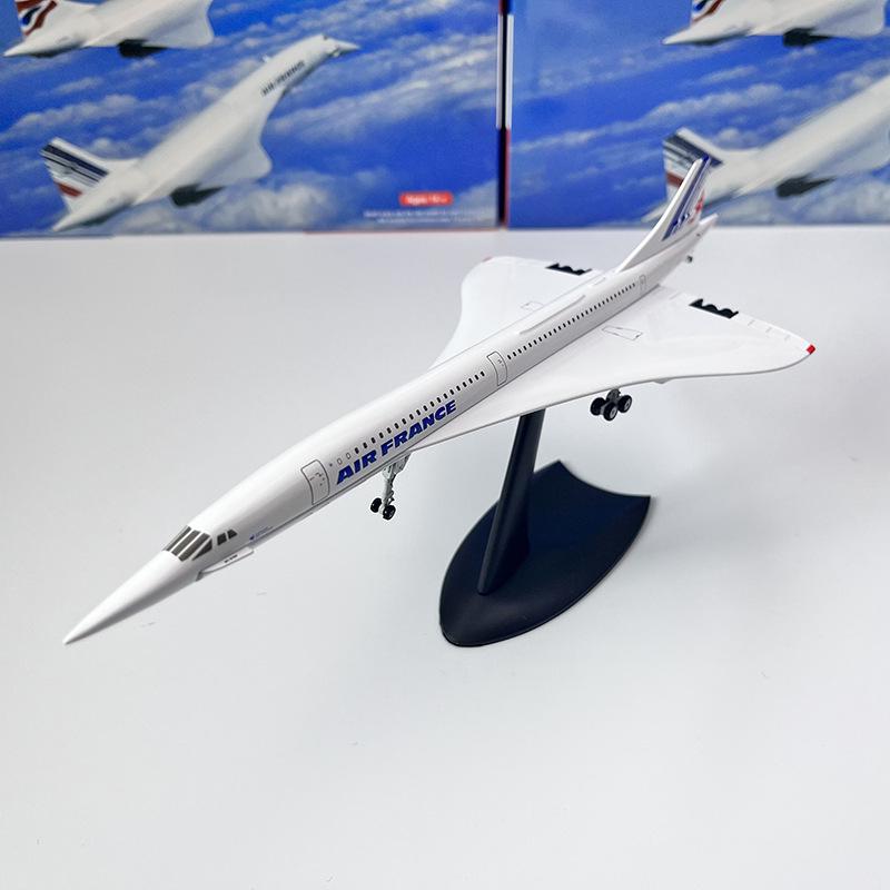 1:200 Scale Concorde Supersonic Jet Model - Alloy Static Display Collection