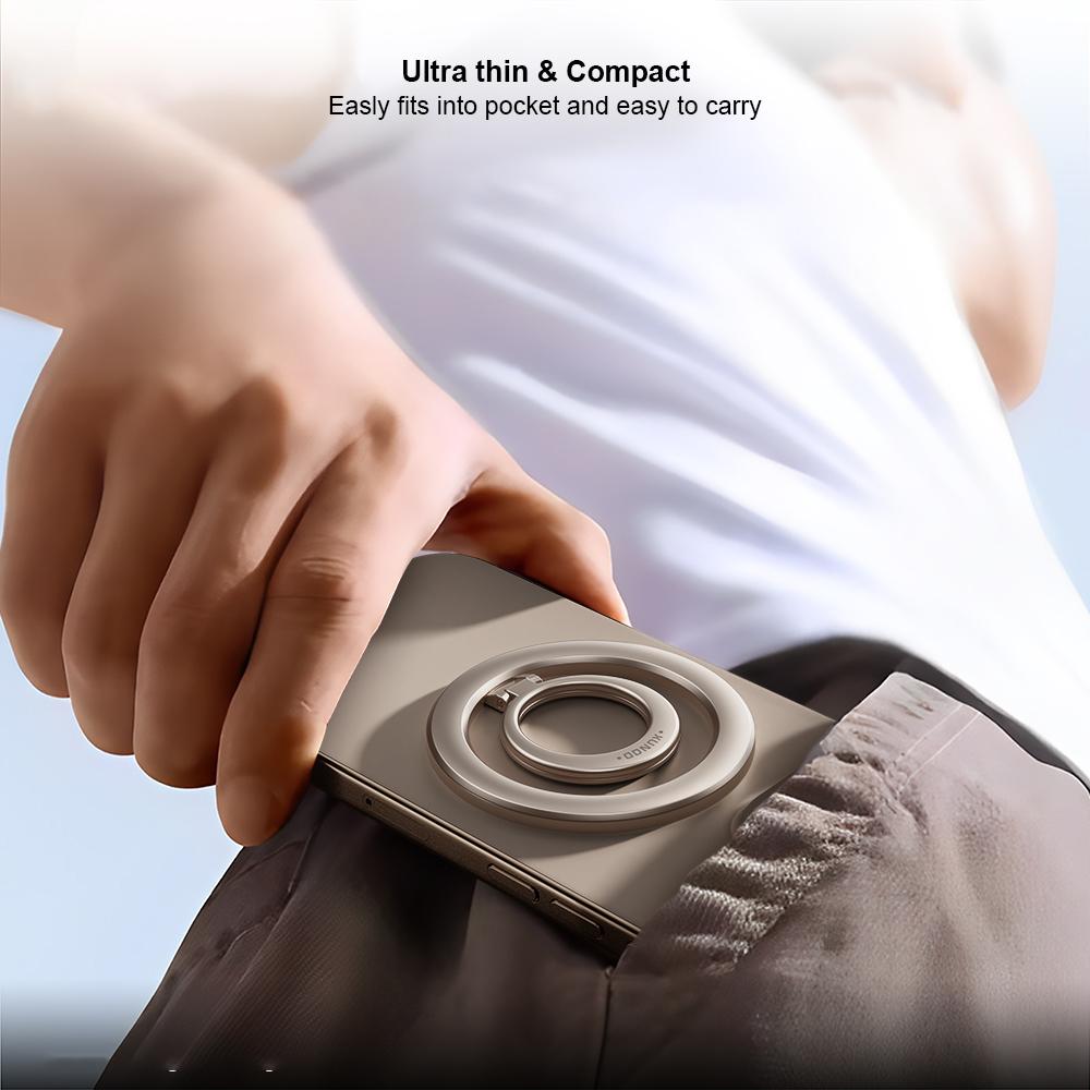 XUNDD XDHO-060 Magnetic Phone Ring Holder Portable Ring Grip Stand Adjustable Kickstand