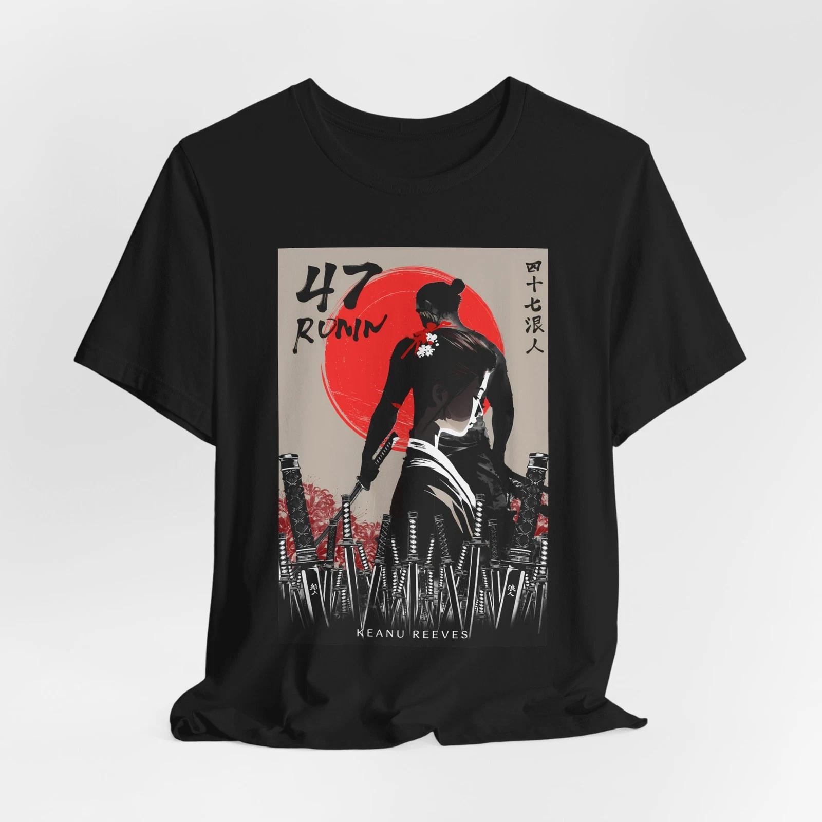 

47 Ronin Graphic Tee – Samurai Spirit Unisex Shirt with Bold Manga Art L