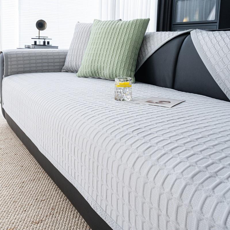 Ice Silk Sofa Cover Summer Universal Non-Slip Sofa Mat Cool Feeling Cushion Sofa Towel Couch Slipcovers For Living Room Home