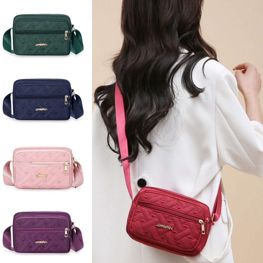 Elegant Middle Aged Shoulder Bag Large Capacity Woman Messenger Bag Daily