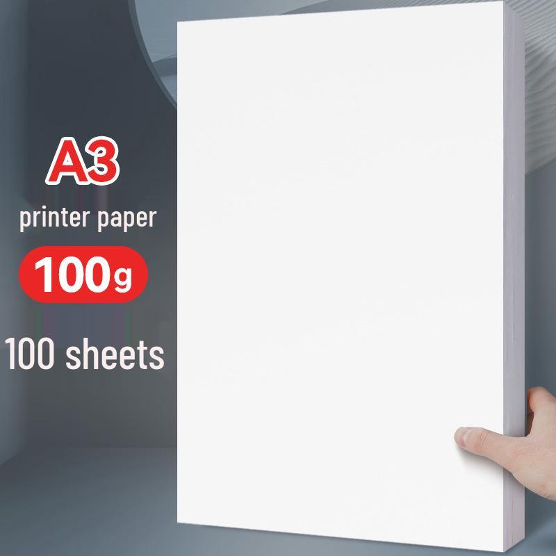 Yuanhao A4 100gsm Extra Thick White Photocopy Paper, 120g, 100 Sheets for Office/Home Use