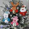 Christmas Decorations, Holiday Pendants, Christmas Tree Ornaments with Bells, Christmas Gifts, Dolls Holding Bells.