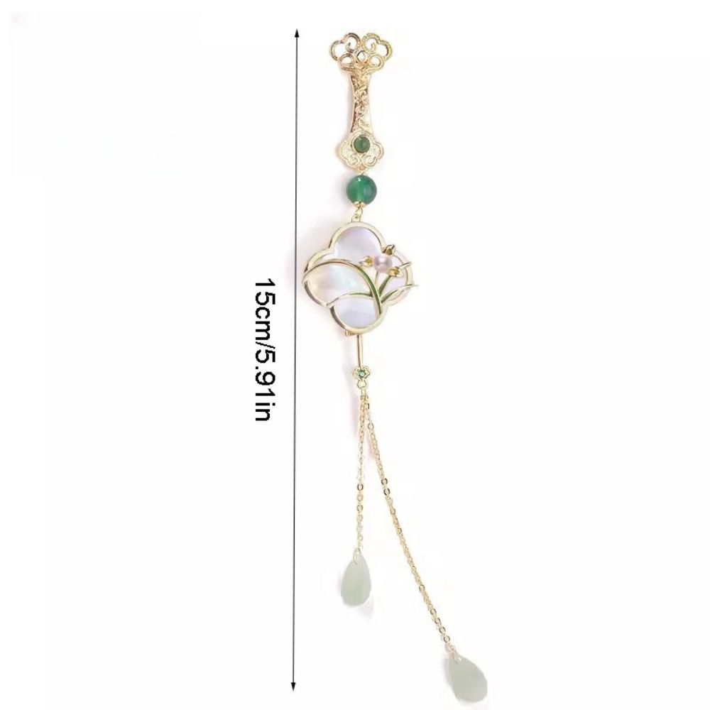 Electroplating Women Hanfu Ornament Zinc Zinc Alloy Lapel Brooch Chinese Style Brooch Hanfu Accessories