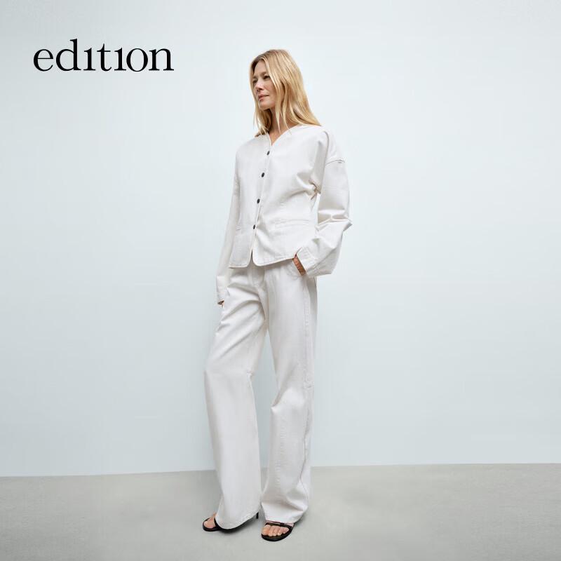 

Женская структурированная джинсовая куртка-кокон S