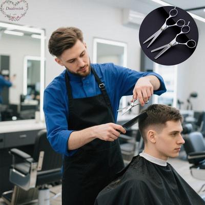 5,5-Zoll Haarschere Edelstahl Haarschere Flachzahn Schere Zahn Schere Ausdünnungsschere Haarschere