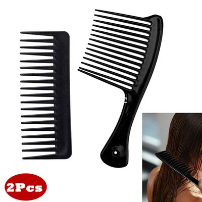 1/2pcs Hairdress Comb Heat Resistant Woman Wet Hook Curly Hair Brushes Pro Salon Dyeing Styling Tools Coarse Wide Spikes Tooth