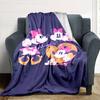 Minnie Mouse Heart Friendship Flannel Blanket Super Soft Warm Cozy Blanket For Sofa Bed Office Travel Allseason Home Decor Gift