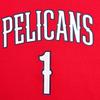 Nike NBA Collaboration Pelicans Dri-Fit T-Shirt Williamson Crew Neck Letter Comfortable Short Sleeve Kids Tops Crimson 3Z2B311FA-PELZW