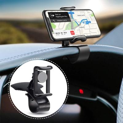 Universele auto-voertuigdashboardhouder voor mobiele telefoonhouder met clip-on standaardbeugel