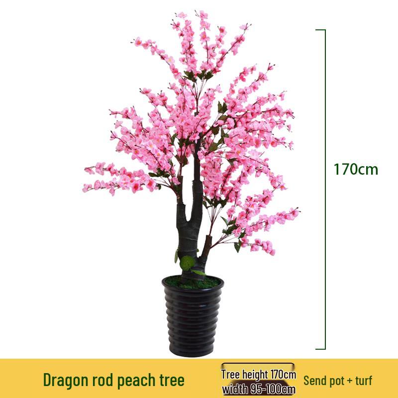 Large Artificial Money Tree Decorative Indoor Plant - Fake Green Bonsai for Living Room Floor