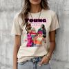 Young Miko Tee Women Summer Designer Manga T Shirt Female Harajuku Clothing