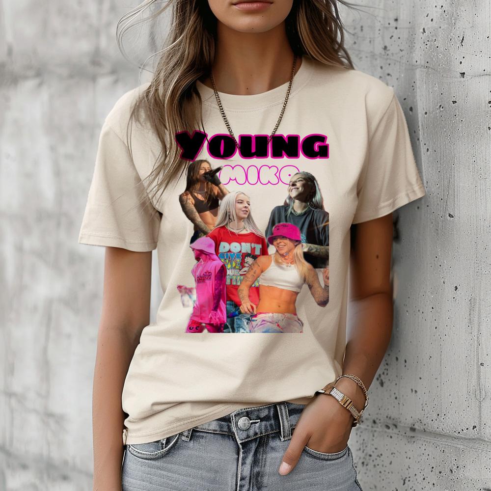 Young Miko Tee Women Summer Designer Manga T Shirt Female Harajuku Clothing