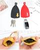 New Lovely Rabbit Car Key Holder Case Women Girls Pull Type Key Bag PU Leather Key Wallets Housekeepers Keychain Pouch Organizer