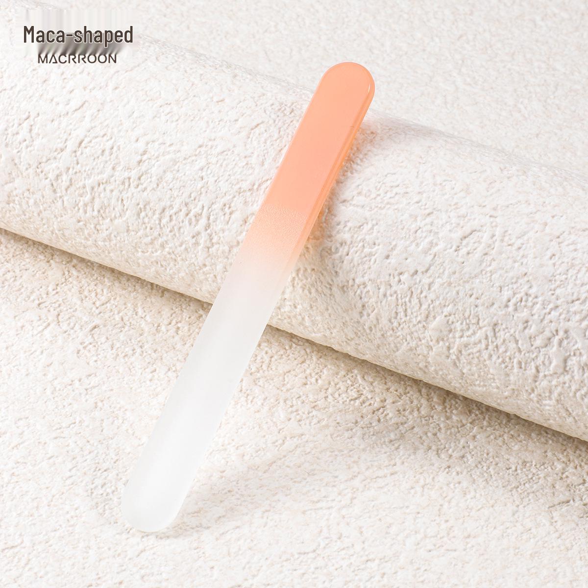 

9 см Двусторонняя нано-стеклянная пилка для ногтей – Мини-полировщик для маникюра, мелкий абразив